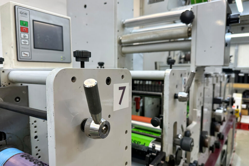 Photo with printing machine