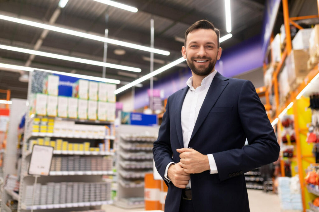Photo of store manager