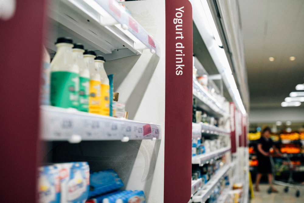 Shelf markings