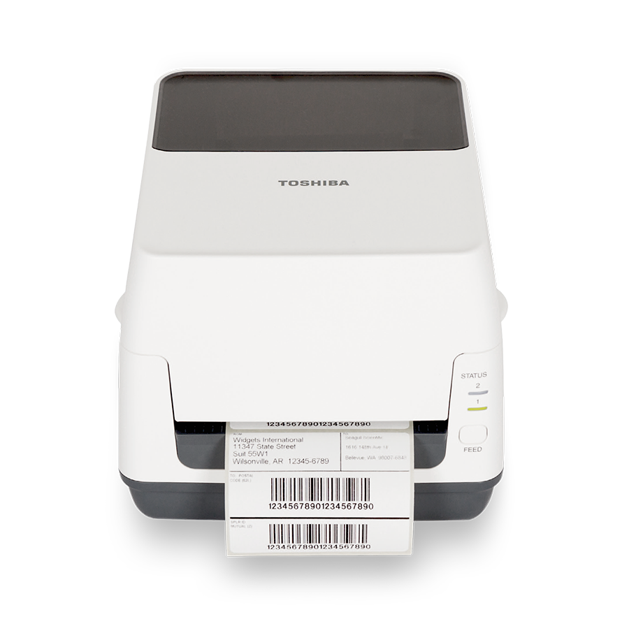 Drukarka etykiet Toshiba - zdjęcie produktowe