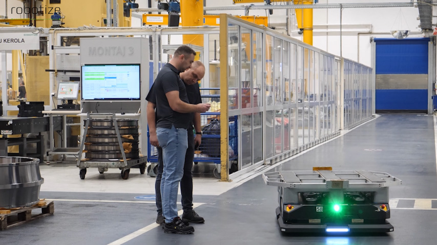 Roboty logistyczne Robotize