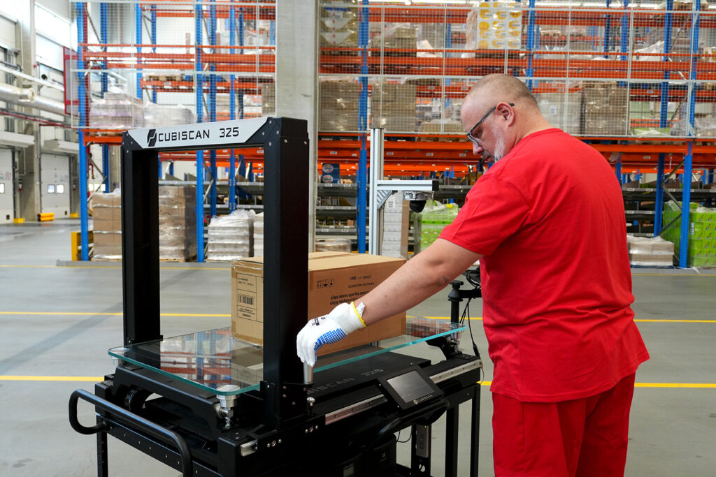 Cubiscan 325 logo dimensioning rossman magazine implementation