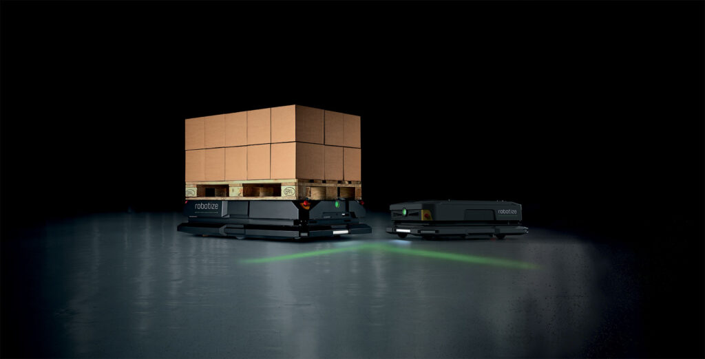 Robotize roboty magazynujące automatyka automatyczne mobilne roboty agv amr