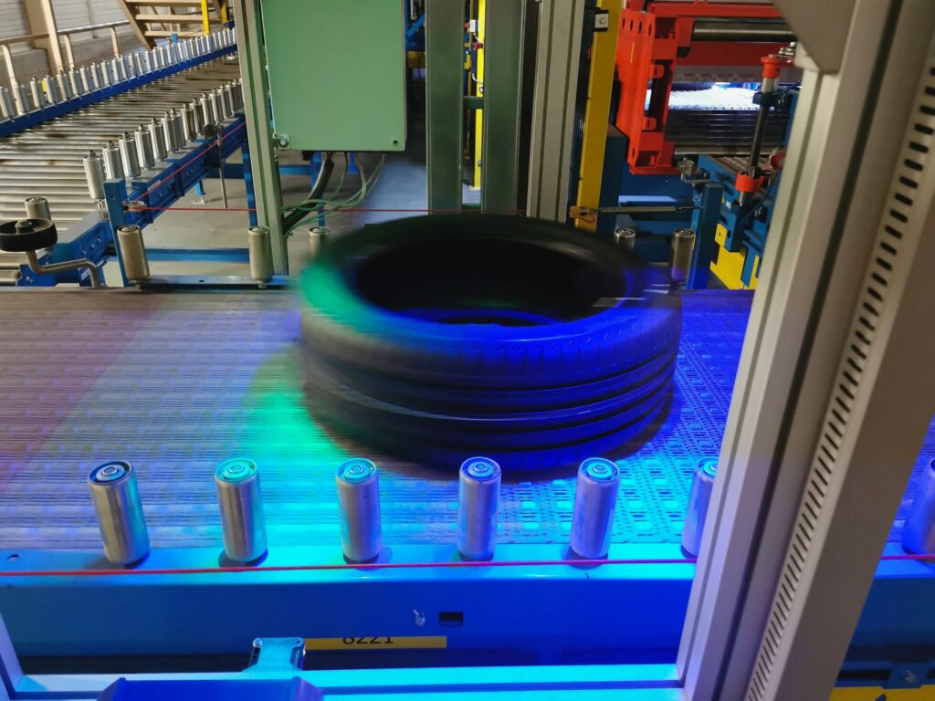 Skan traceability opony na linii produkcyjnej