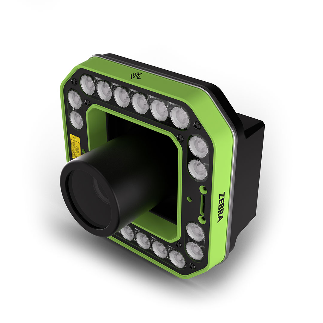 Photo showing Zebra FS80 automatic code scanner