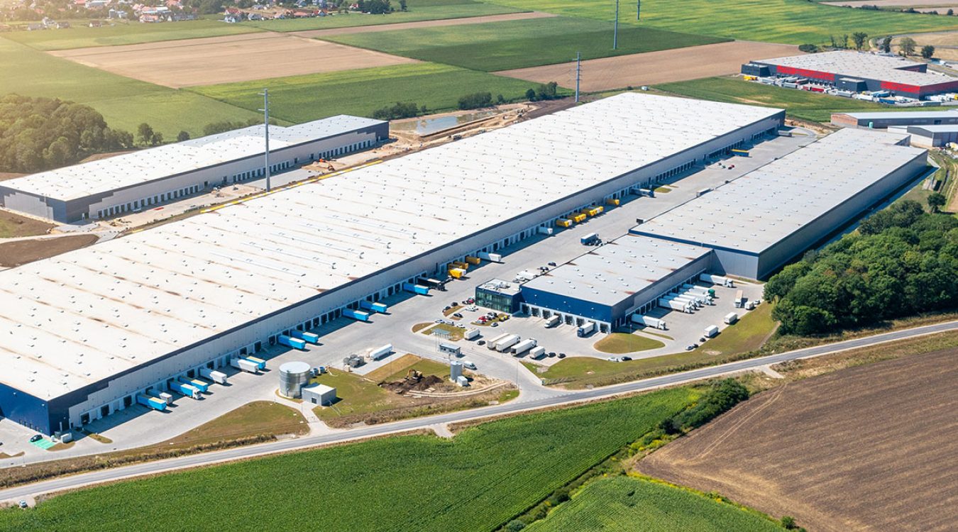 Centrum logistyczne Centrum logistyczne z lotu ptaka