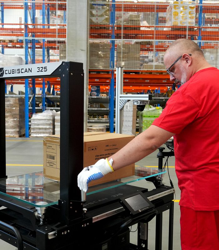 Cubiscan 325 logo dimensioning rossman magazine implementation