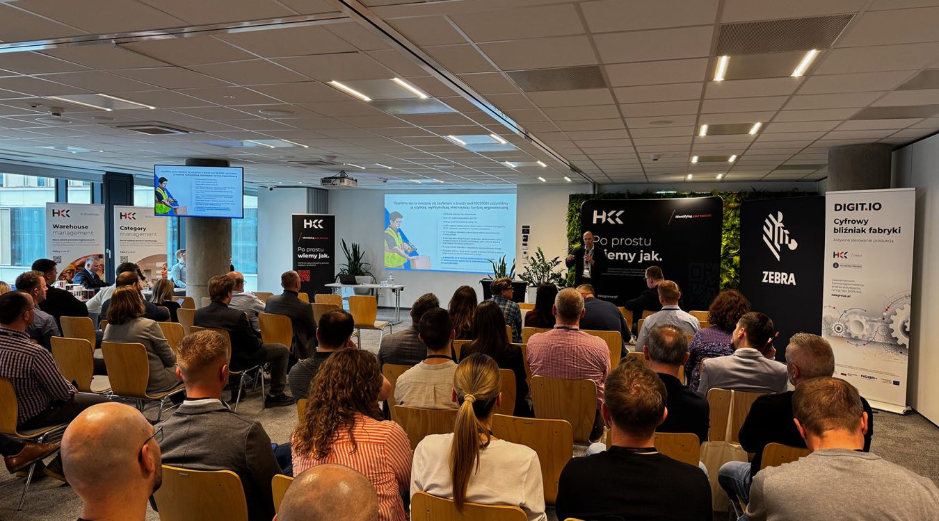Seminarium logistyki i produkcji – wystąpienie prelegenta i publiczność