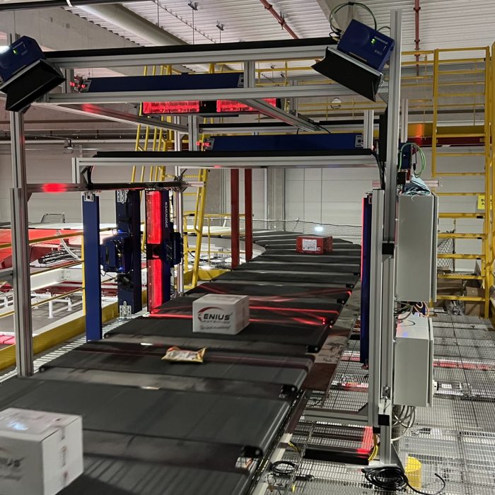 Photo of the Datalogic AV7000's WebSentinel data analysis tool