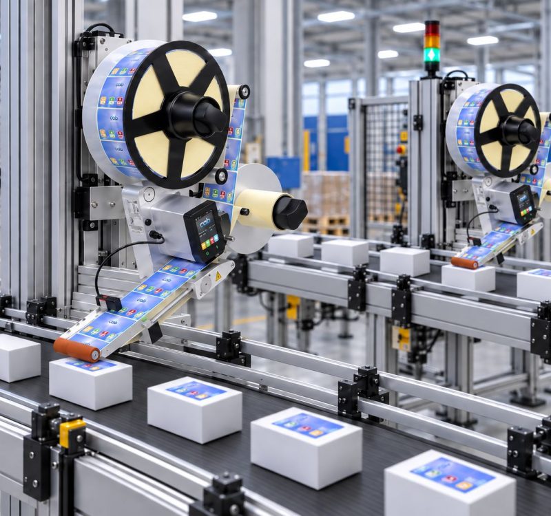 Linia produkcyjna aplikatory etykiet CAB