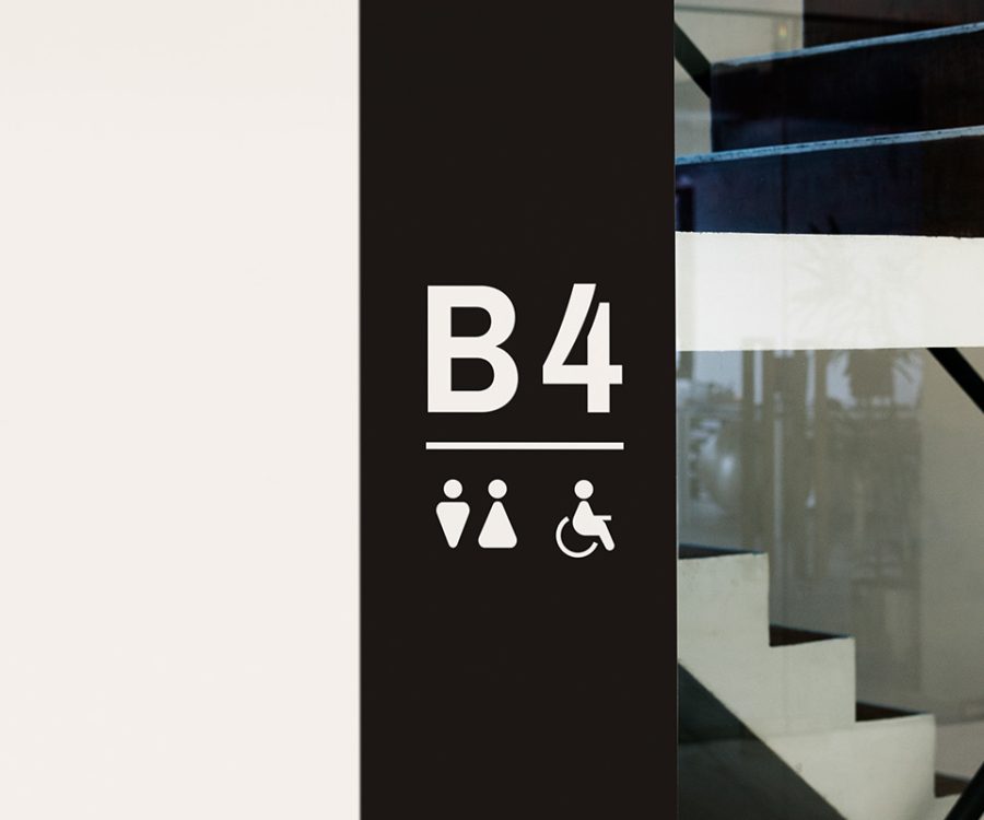 Oznakowanie informacyjne wayfinding Oznakowanie biura wayfinding