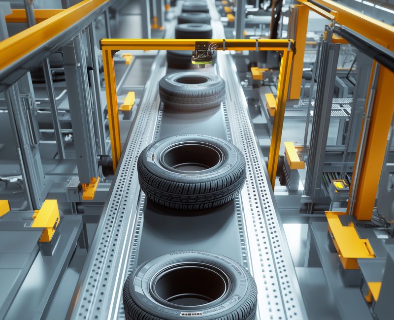 Zebra FS80 – kontrola jakości na linii z oponami w procesie produkcyjnym