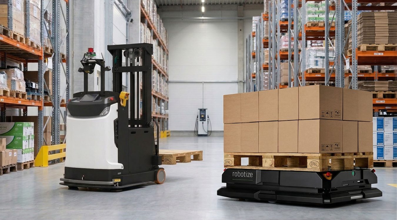 amr top deck loader forklift amr