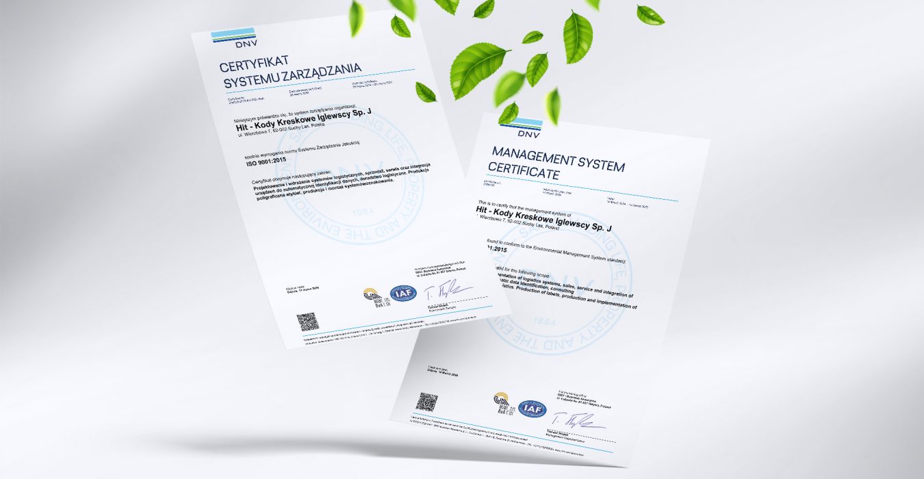 certyfikaty ISO